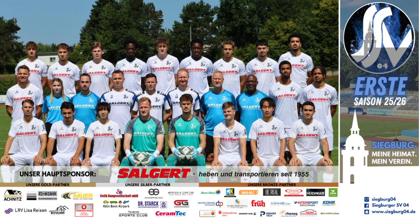 SSV04 Mannschaftsfoto 1. Mannschaft 2025/2026
